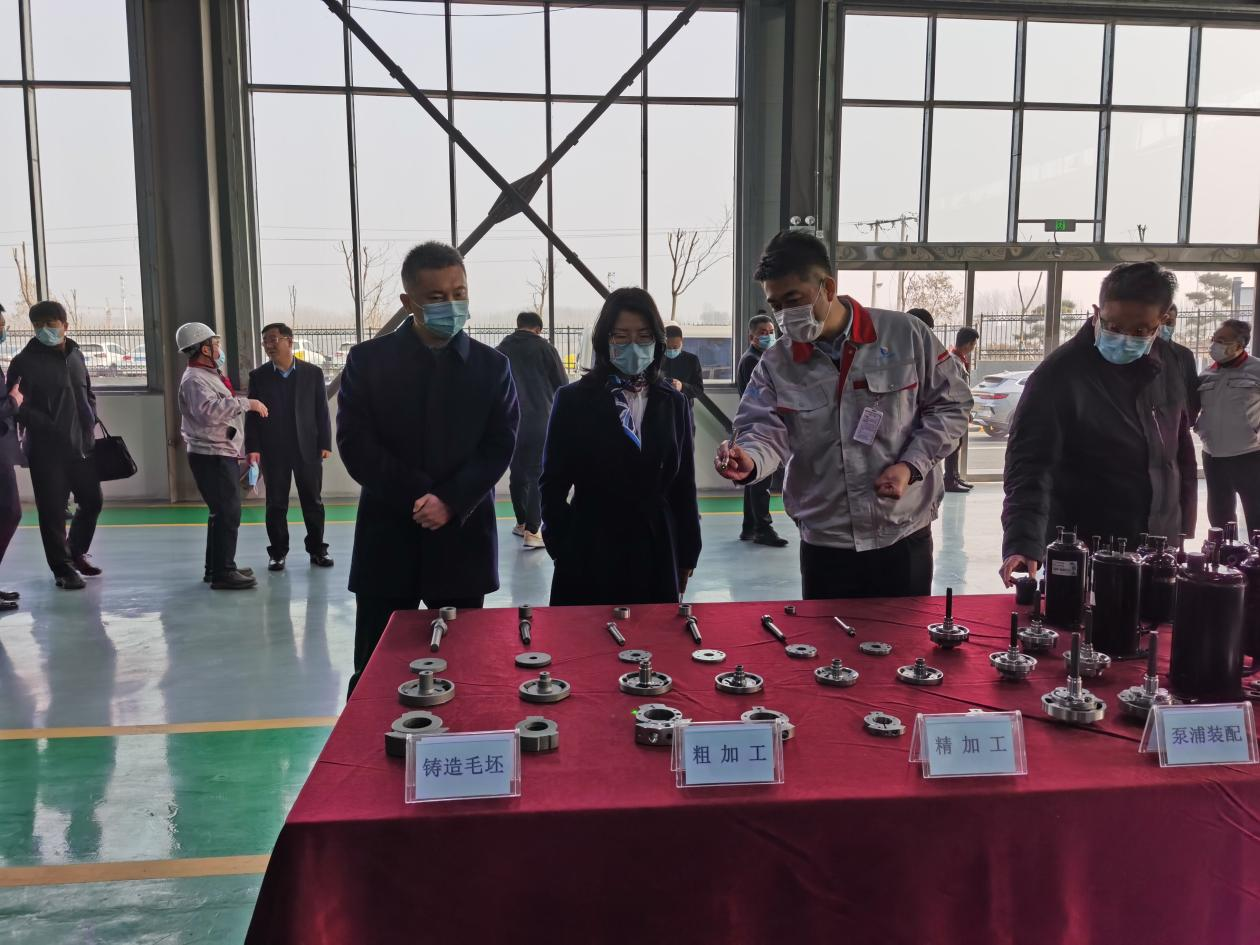 臨汾市委常委、洪洞縣委書記張潞萍一行蒞臨我司調(diào)研指導(dǎo)工作